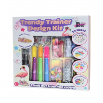 Be Bold Trendy Trainer Design Kit Flamingo Arts and Craft Set