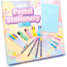 Abeec Pastel Stationery Set for Kids School and Art