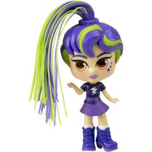 Curligirls Pop Teenage Play Doll Purple & Green Magic Hair 14cm - Charli