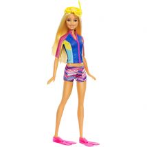 Barbie Dolphin Magic Snorkel Fun Friends Doll FBD63