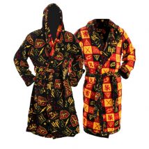 Harry Potter Hogwarts Reversible Robe Adults with Hoodie - Small