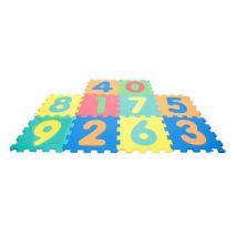 10 Piece Soft Floor Number Tiles Mat