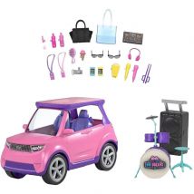 Barbie Big City Dreams Pink SUV & Stage Set