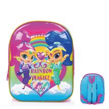 Shimmer and Shine 3D 'Rainbow Magic' Luxury High Gloss EVA Backpack/ Book bag, perfect for school, holidays and clubs