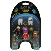 Official & Fully Licensed Among Us Crewmate Figures 5 Pack v2