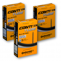 3X Continental Race Wide 700 X 25-32mm Inner Tubes