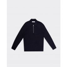 Samsoe Samsoe Polo Guna Half Zip Blu