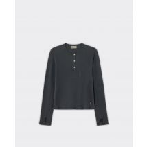 Carrer Longsleeve Lis Henley Grigia