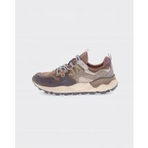 Flower Mountain Sneakers Yamano 3 Suede/Nylon Grey Mud/Off-White