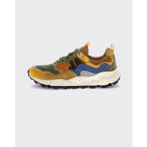 Flower Mountain Sneakers Yamano 3 Uni Suede-Nylon Yellow/Kaky/Beige