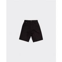 Arte Antwerp Short Belt Detail Denim Nero