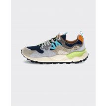 Flower Mountain Sneakers Yamano 3 Suede-Mesh Grey/Navy