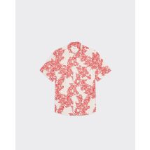 NN07 Camicia Ss Deon Print Avorio