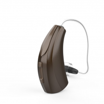 Starkey Evolv AI 2400 RIC hearing aids Marron / Oreille droite