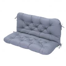 2 Seater Outdoor Bench Seat With Back Cushion