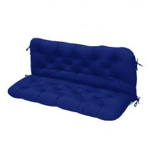 2 Seater Outdoor Tufted Bench Pad With Back Cushion