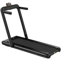 2.25HP Folding Treadmill 1-12KM/H Home Fitness Treadmill with Bluetooth Speaker, LED Display