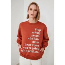 Women's Printed Cinnamon Sweatshirt