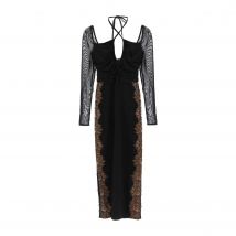 Self-Portrait Lace Trim Dress