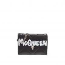 Alexander McQueen Leather Skull Card Holder
