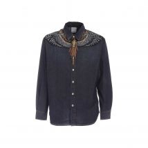 Marcelo Burlon Grizzy Wings Denim Shirt