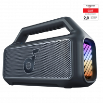 Boom 2 | Tragbarer Bluetooth-Lautsprecher für mehr Bass Phantom Schwarz