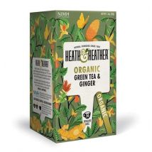 Heath And Heather Organic Green Tea & Ginger - 20 Bags