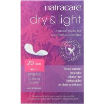 Natracare Dry & Light Incontinence - 20 Slim Pads