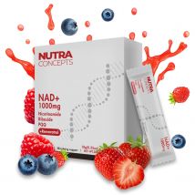NAD+ 1000mg Anti-Aging Drink Mix with Nicotinamide Riboside, PQQ & Resveratrol