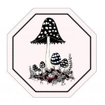Bell Hutley The Shaggy Ink Cap Hexagon Placemat