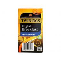 Twinings English Breakfast Tea - 20 Tea Bags - Caffeine Free - Well Rounded English Breakfast Black Tea - Biodegradable Tea Bag