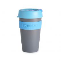 Twinings Solid - KeepCup - Travel Tea Mug - Grey & Blue - Teaware - Tea Lover Gift