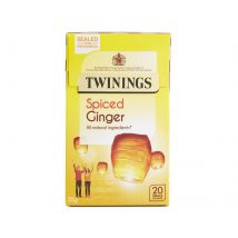 Twinings Fruit & Herbal Tea - Spiced Ginger Tea - 20 Tea Bags - Caffeine Free Tea - Sugar Free Tea Bags
