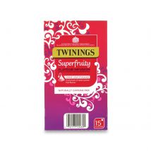 Twinings -  Short Dated Superfruity - 15 Pyramid Bags (Individually Wrapped)