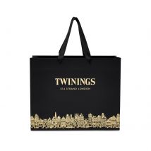 Twinings Black Gift Bag - Medium - Gold Design - Create Your Own Gift - Tea Gift Bag