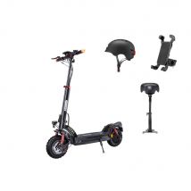 isinwheel GT2 Casco para patinete eléctrico + soporte de teléfono + sillín  combinación