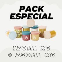 Pack de recipientes de cristal para alimentos Isy'Bowls