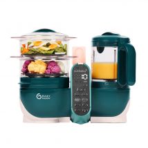 Robot de Cocina Multifunción para Bebés Nutribaby(+), Opal Green