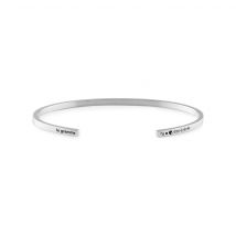 7g Polished Sterling Silver Ribbon Bracelet