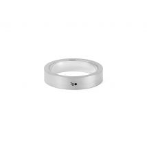 7g Brushed Sterling Silver Ribbon Ring