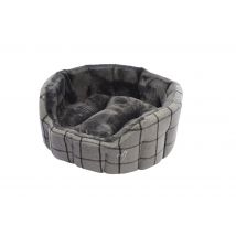 Camden Deluxe Bed Medium 66cm(26")Grey Check