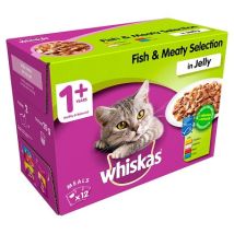 Whiskas Pch 1+ Fish & Meat CIJ 4x12x100g
