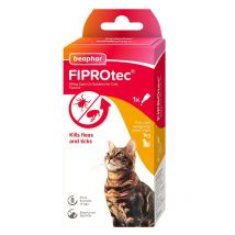 Beaphar FIPROtec Cat 1 pipettes x6