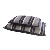 Camden Comfy Cushion Large Purple Check