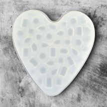Love Heart Coaster Silicone Mould