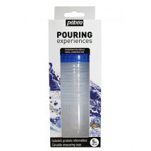Pebeo Accessories For Pouring Experiences - Set Of 5 Measuring Cups
