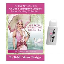 Art Deco Springtime Delights Paper crafting Collection