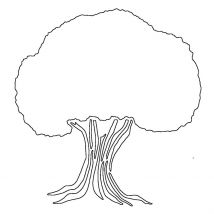 Bushy Tree - Majemask Stencil