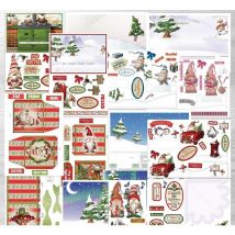 I'll be Gnome for Christmas Dimensional Cardmaking Kit with forever code