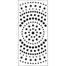 Slimline Stencil Concentric Circles